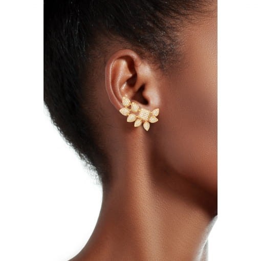 EAR CUFF RAMO DE FOLHAS